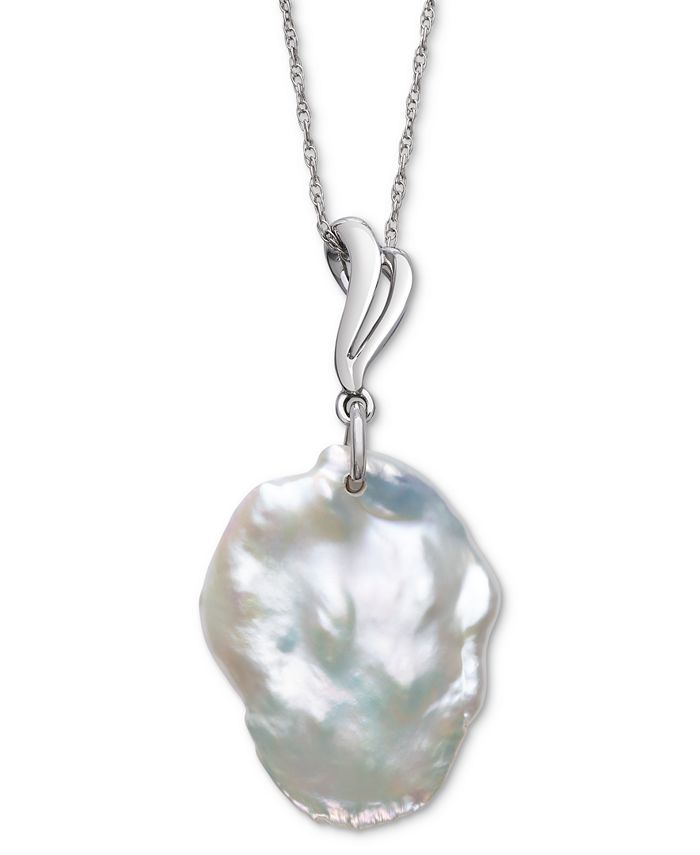 Belle de Mer Cultured Freshwater Baroque Pearl (11-12mm) 18