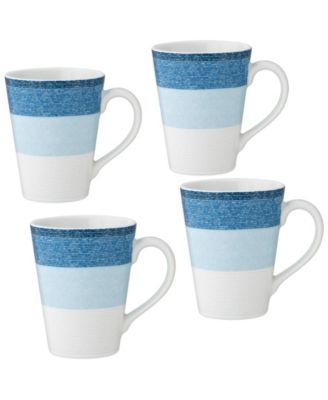 Colorscapes Layers 4 Piece Mug Set, 12 oz