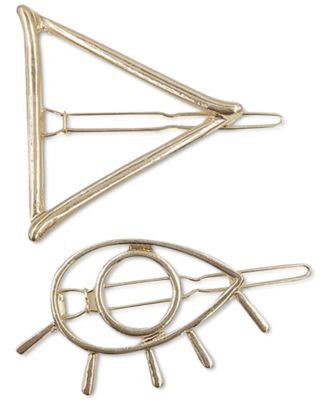 Photo 1 of INC International Concepts 2-Pc. Gold-Tone Evil Eye Bobby Pin Set, Created for Macy's