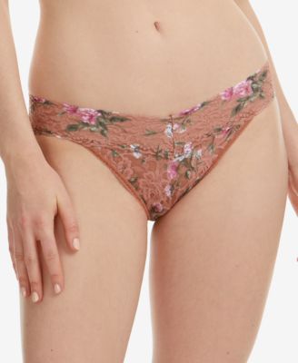 Hanky Panky - Printed Signature Lace V-Kini Underwear