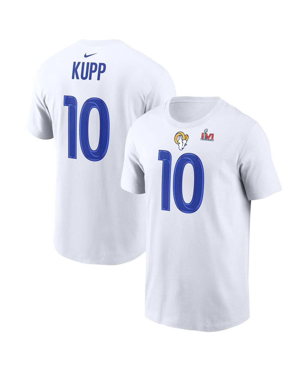 Men's Nike Cooper KuppLos Angeles RamsSuper Bowl Lvi Bound Name and Number T-shirt - White