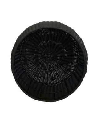 Resin Wicker Side Table, Accent Table or Storage Container