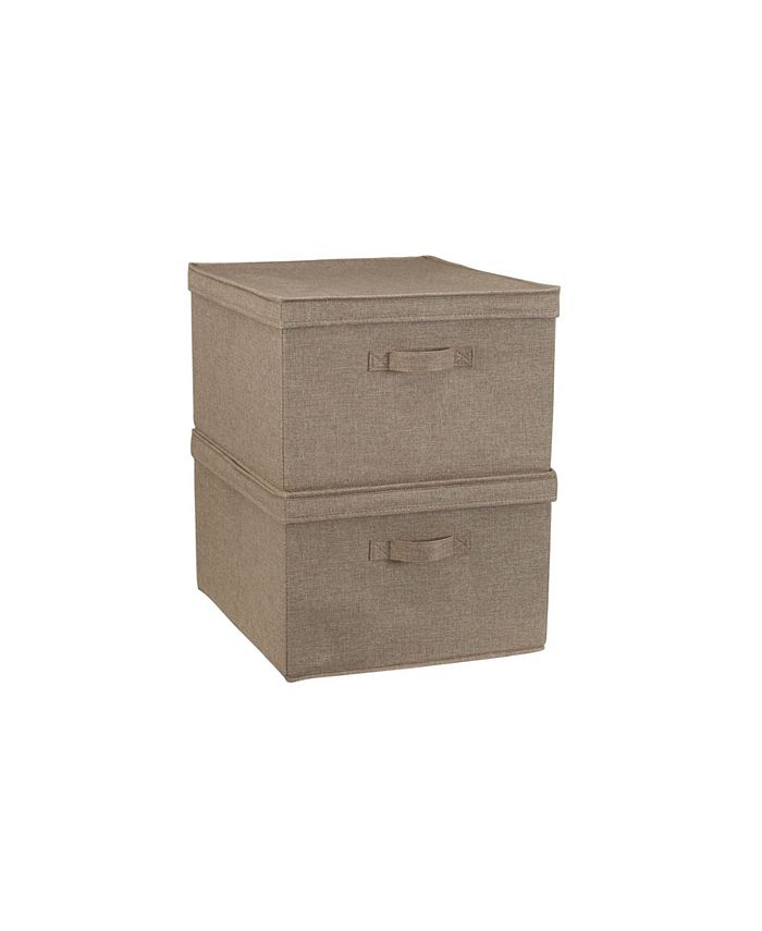 Household Essentials Jumbo Fabric Storage Bins, Set of 2 Macy's