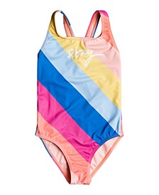 Toddler Girls Touch of Rainbow Swimsuit
