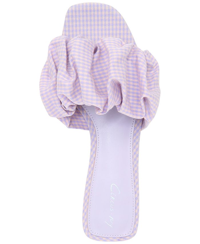 janis ruffled sandals