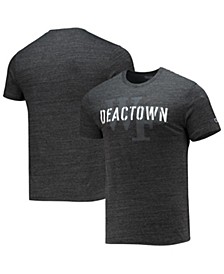 Men's Heathered Black Wake Forest Demon Deacons Tri-Blend T-shirt