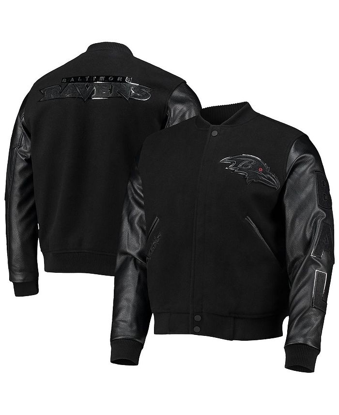 Pro Standard Men's Black Baltimore Ravens Full-Zip Varsity Jacket - Macy's