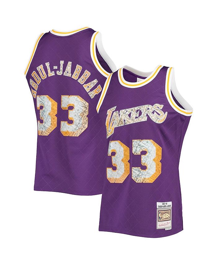 Lids Kareem Abdul-Jabbar Los Angeles Lakers Mitchell & Ness 75th  Anniversary 1983-84 Hardwood Classics Swingman Jersey - Gold