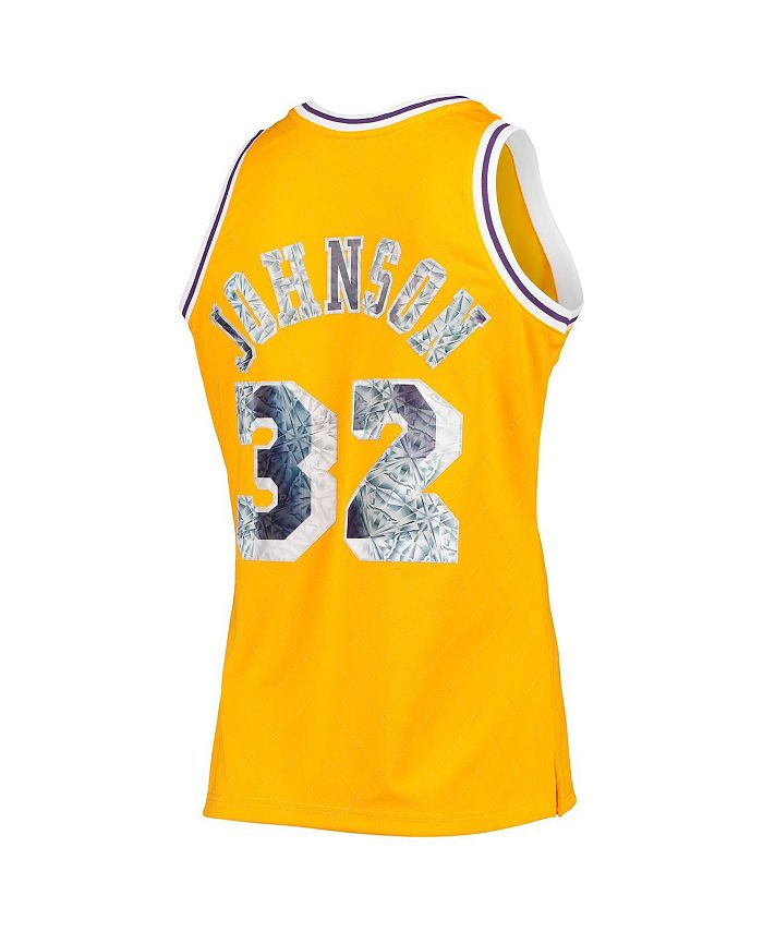 Lids Magic Johnson Los Angeles Lakers Mitchell & Ness Hardwood Classics  1984-85 Split Swingman Jersey - Purple/Gold