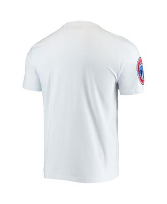 Men's White Chicago Cubs Team Logo T-shirt