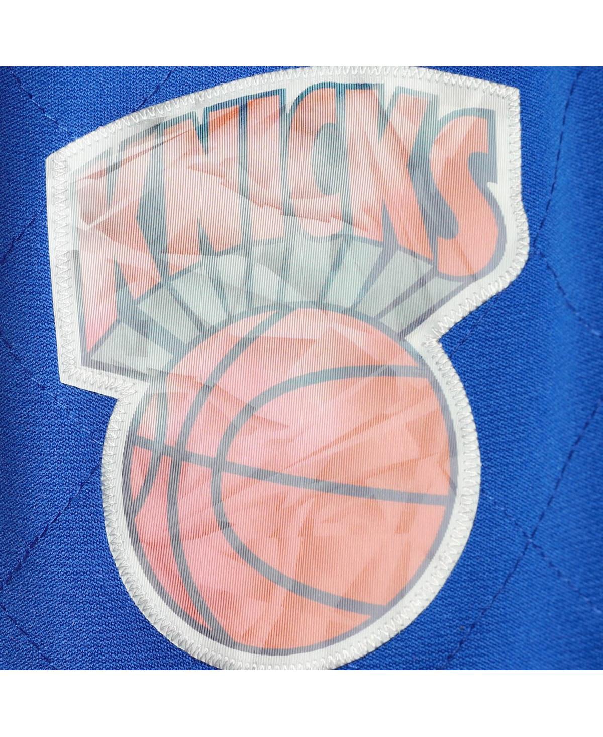Men's Mitchell & NessNew York Knicks 1991 Hardwood Classics 75th Anniversary Swingman Shorts - Blue