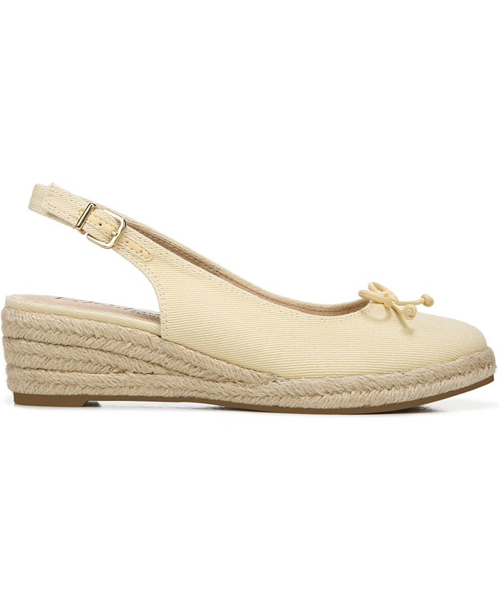 slingback espadrilles wedge