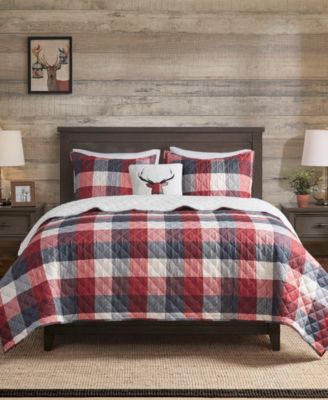 Madison Park Pines Hill Reversible Coverlet Sets