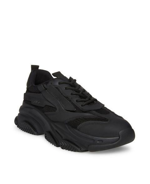 Мужские кроссовки Steve Madden Possess Lace-Up, цвет: Чёрный