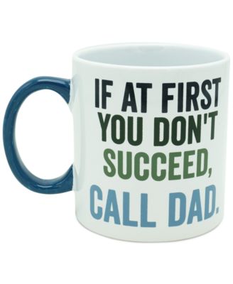 TMD Holdings - If At First You Don't Succeed Call Dad Ceramic Mug, 22 oz