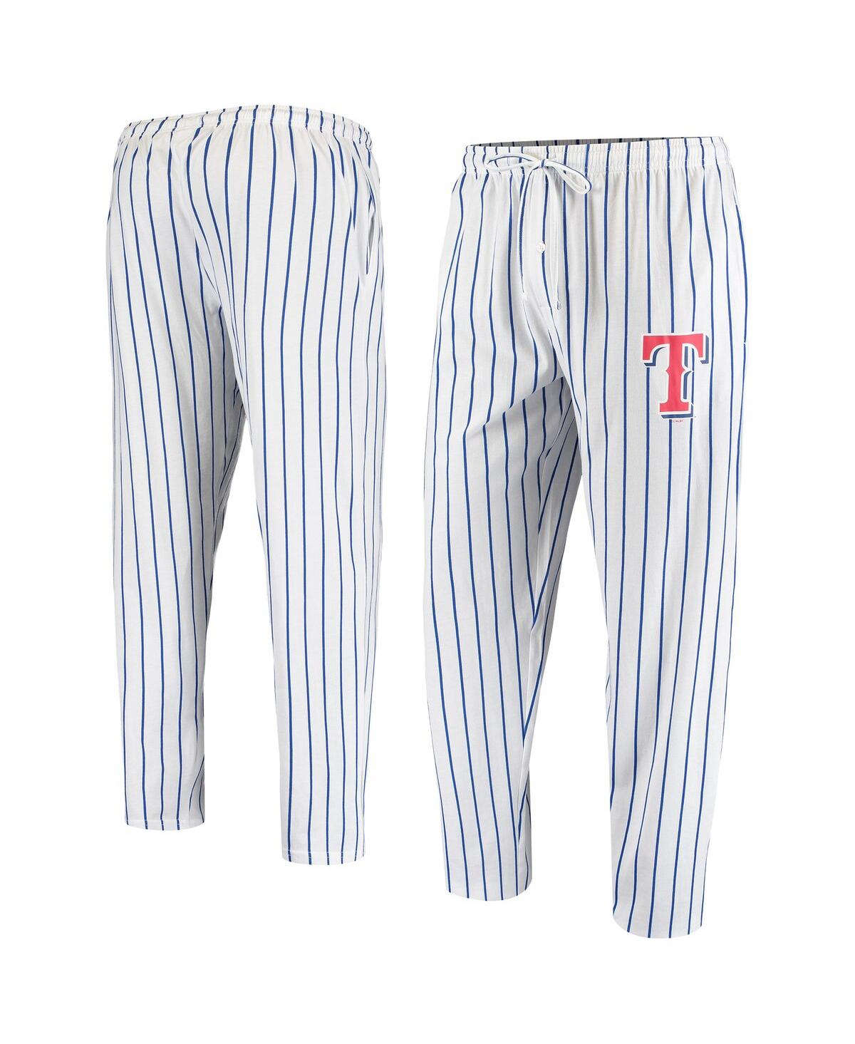 Men'sTexas Rangers Vigor Pinstripe Pants - White
