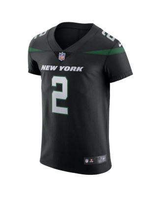 Men's Zach Wilson Stealth New York Jets Vapor Elite Jersey