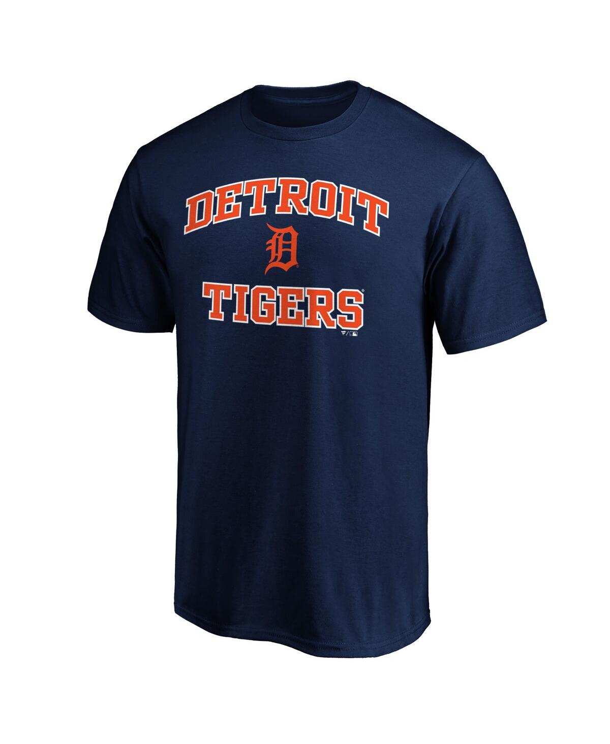 Men'sDetroit Tigers Heart & Soul T-shirt - Navy