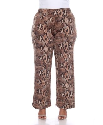 Plus Size Printed Palazzo Pants