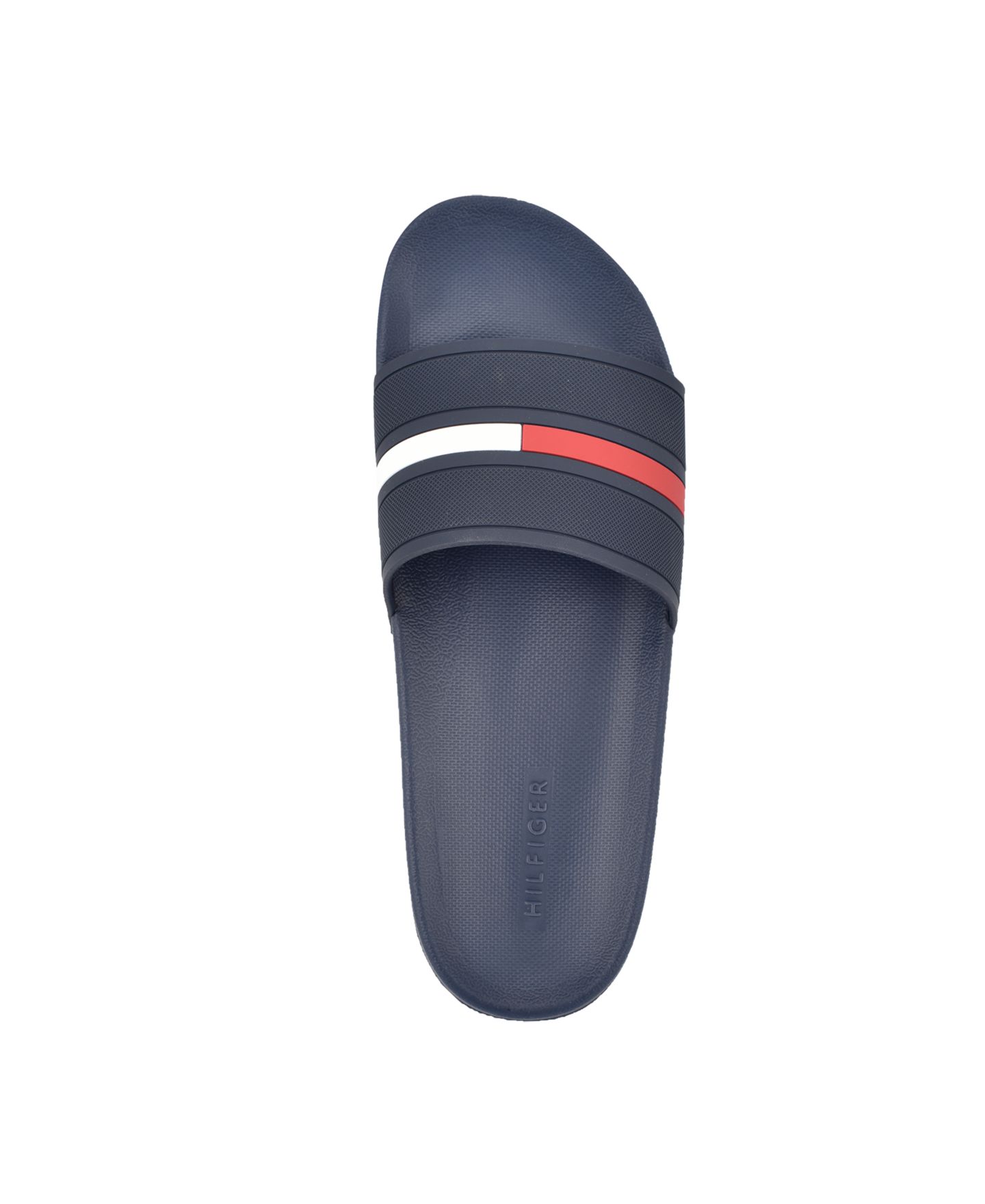 Мужские сандалии Tommy Hilfiger Redder Flag Logo Pool Slide, цвет: Тёмный синий — фото 5