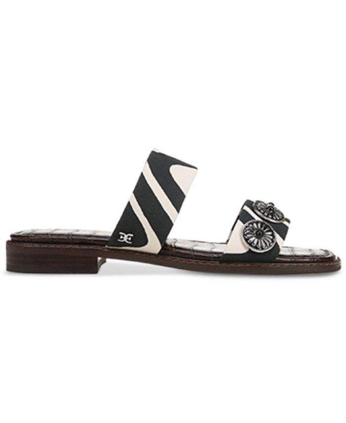 Sam Edelman Women's Hera Western Studded Slide Sandals - Macy's