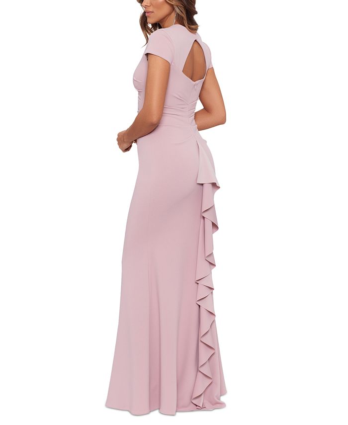 XSCAPE Petite Sweetheart-Neck Fit & Flare Gown - Macy's