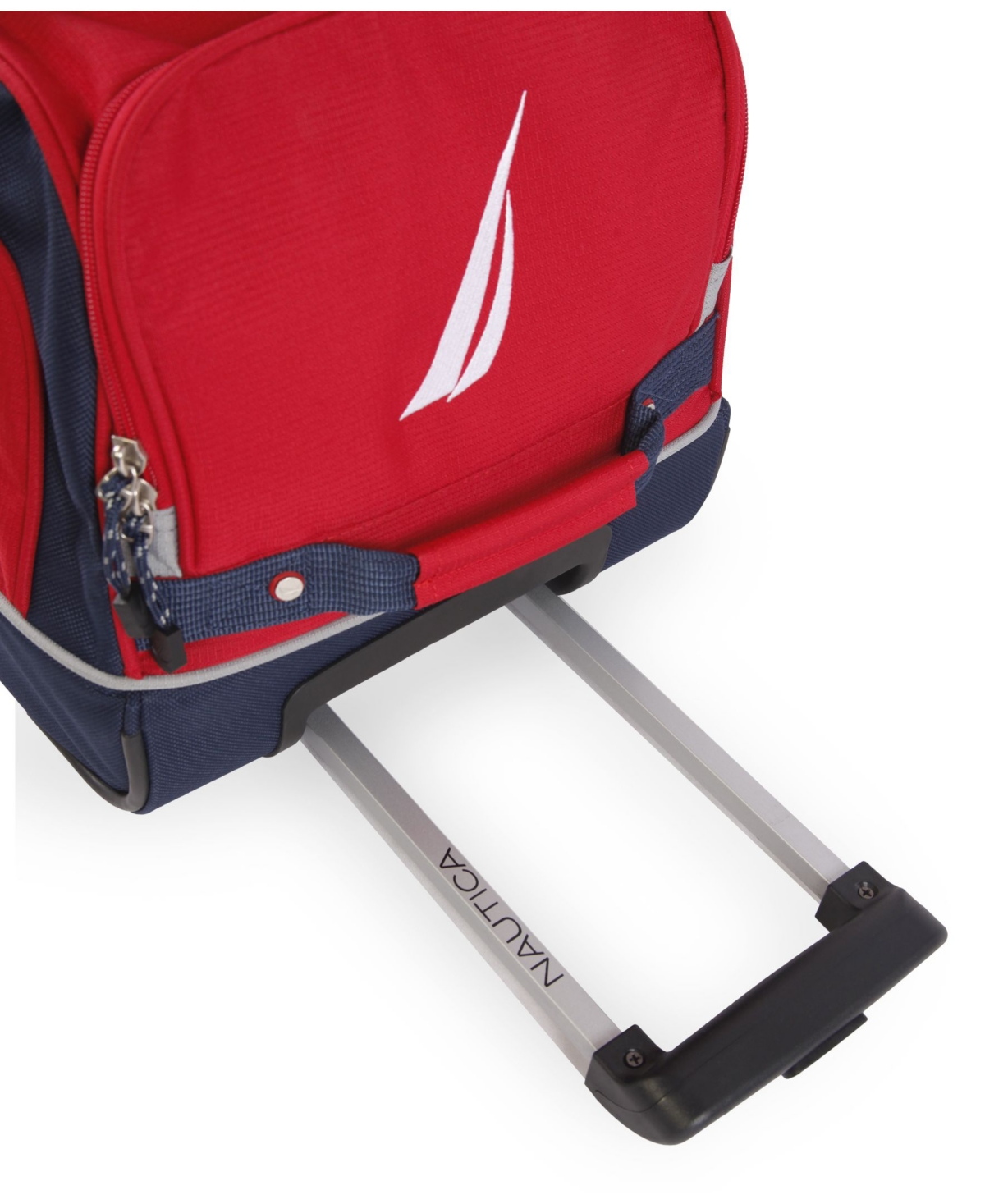 Nautica Submariner 22" Rolling Duffel In Red,navy