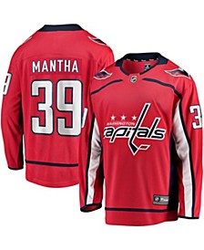 Men's Branded Anthony Mantha Red Washington Capitals Home Premier Breakaway Player Jersey