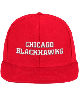 Men's Red Chicago Blackhawks Snapback Hat