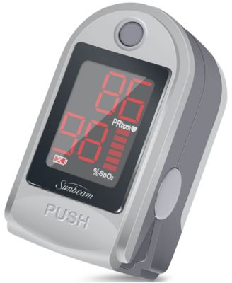 Sunbeam - 16979 Fingertip Pulse Oximeter with Lanyard & Case
