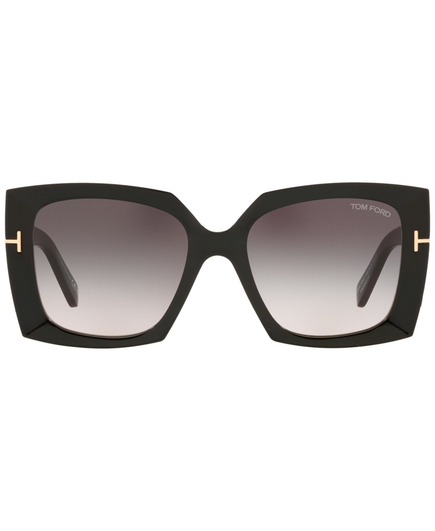 Женские солнцезащитные очки Tom Ford Sunglasses, FT0921, цвет: Чёрный блестящий — фото 2
