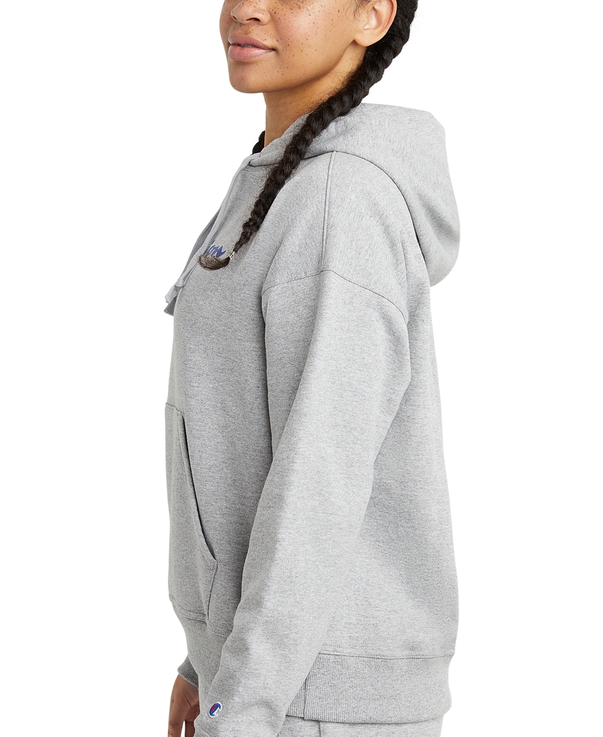 Champion Women's Relaxed Logo Fleece Sweatshirt Hoodie