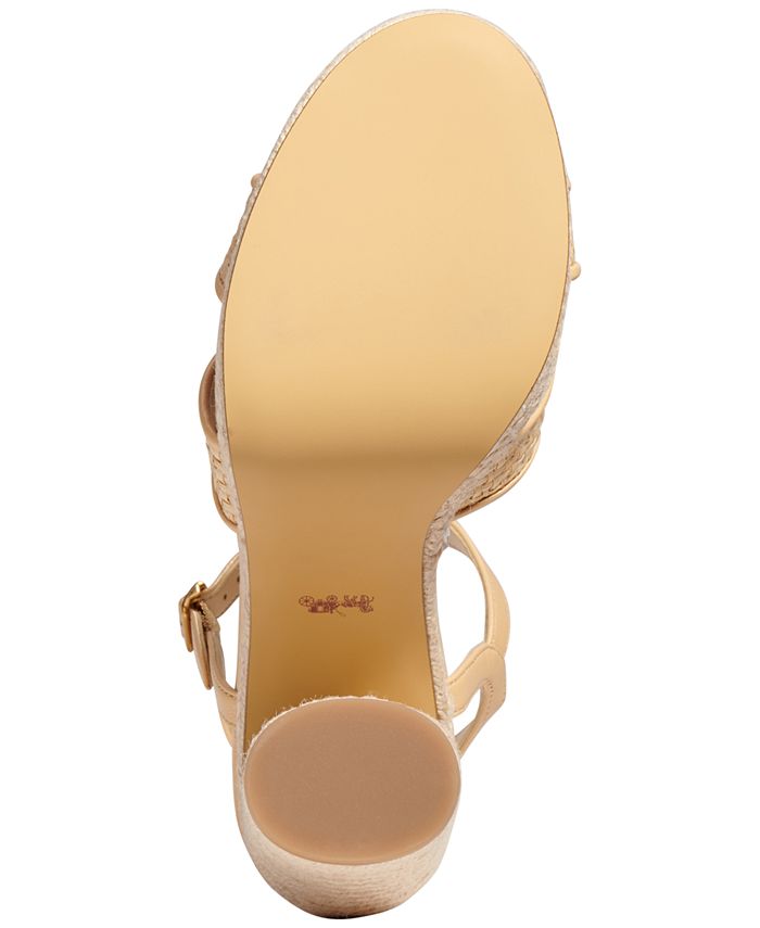 COACH Women's Talina Platform Espadrille Dress Sandals & Reviews
