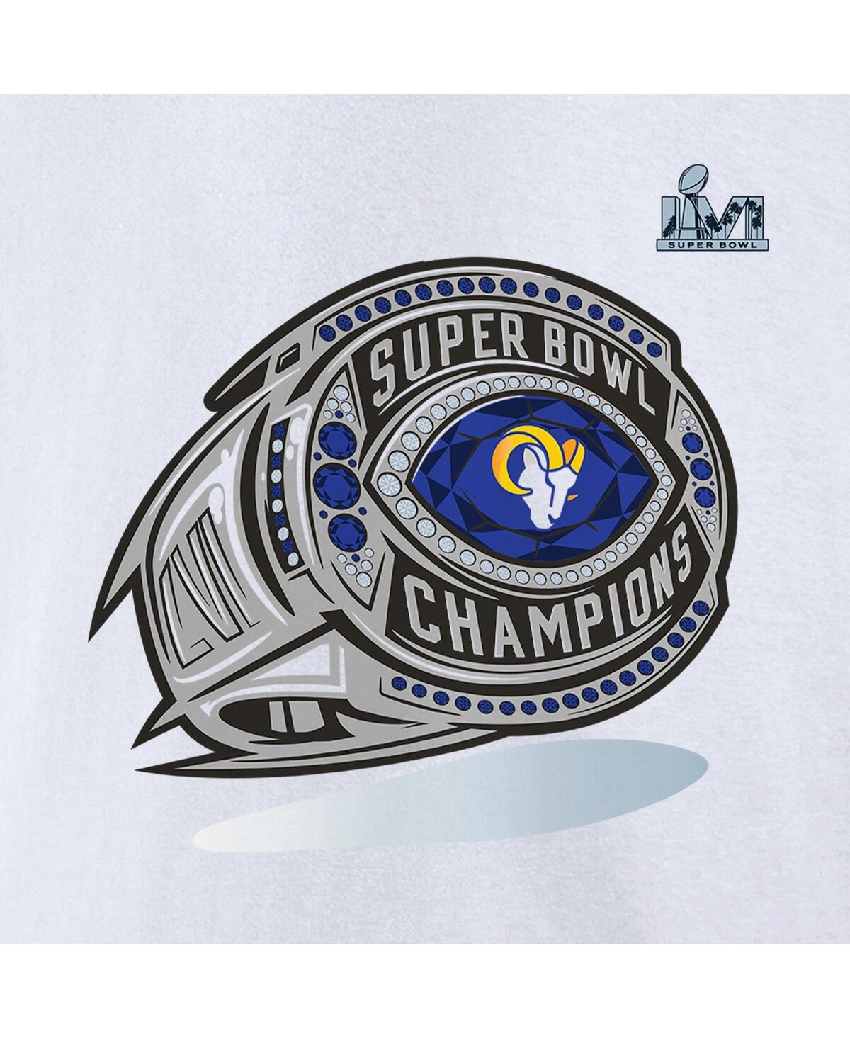 Men's FanaticsLos Angeles Rams Super Bowl Lvi Champions Ring T-shirt - White