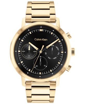 Calvin Klein - Men's Gold-Tone Bracelet Watch 44mm