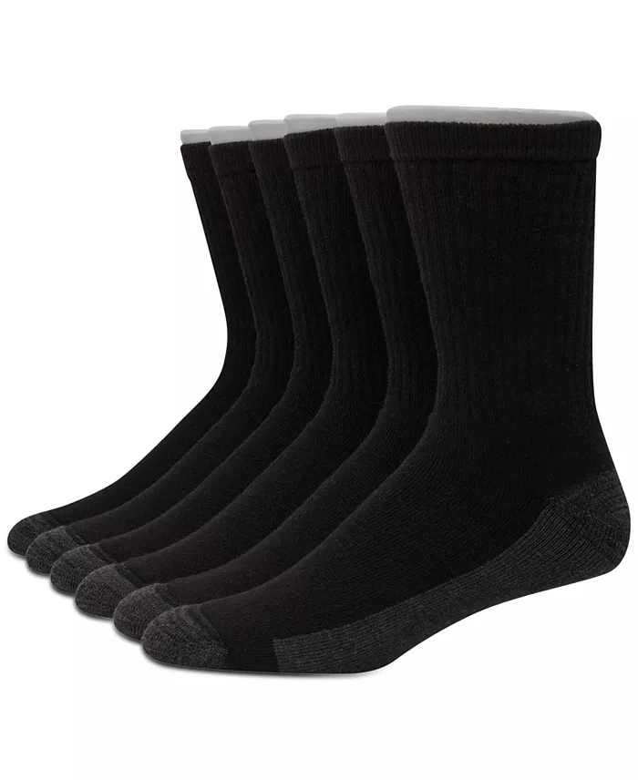 Men's 6-Pk. Ultimate Xtemp Ultra Cushion Crew Socks - thumbnail 3