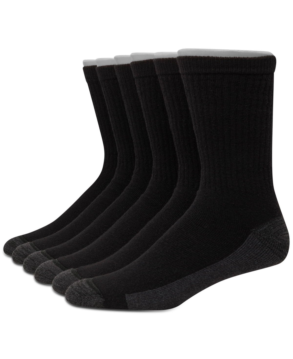 Hanes Men's 6-Pk. Ultimate Xtemp Ultra Cushion Crew Socks
