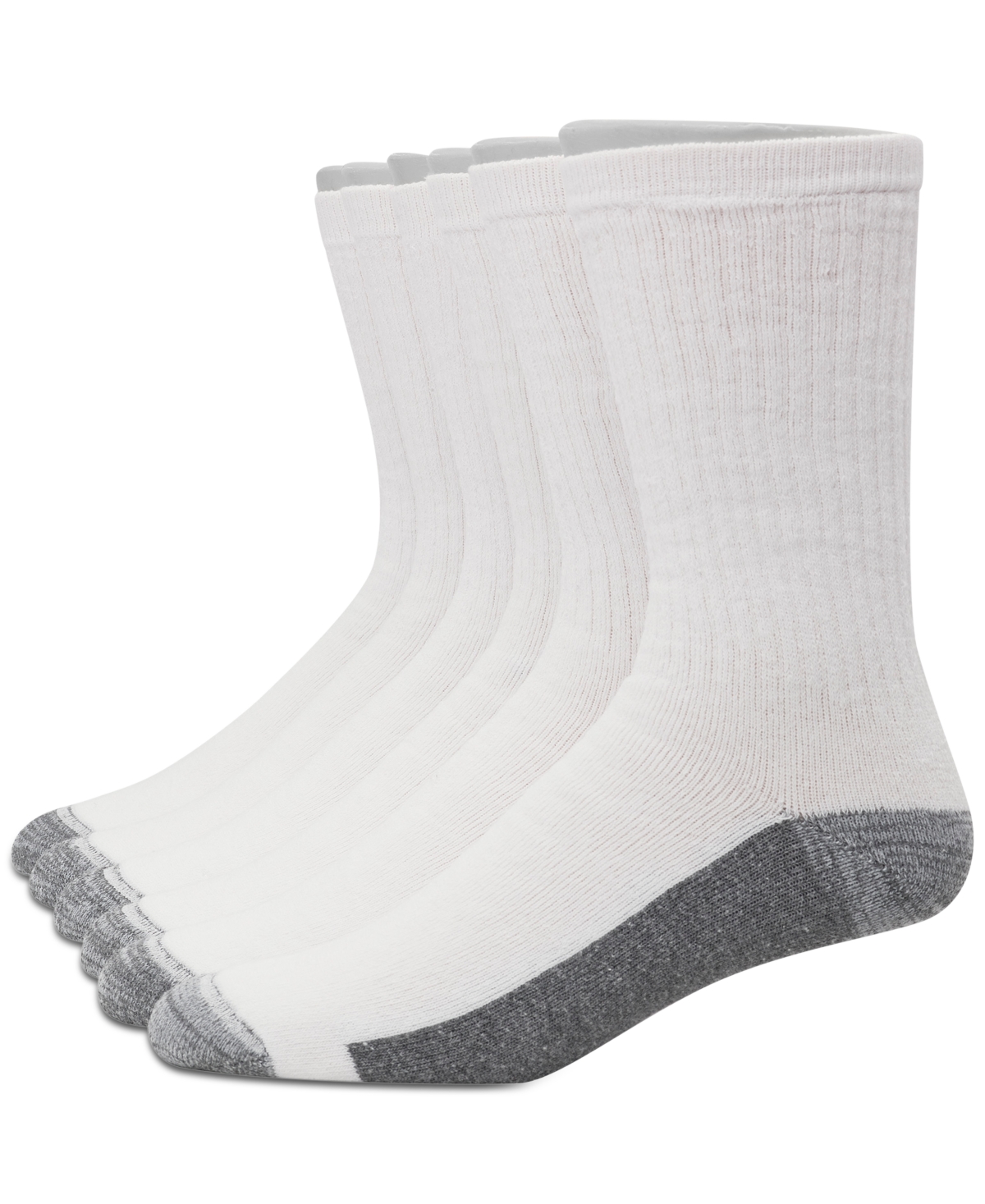 Men's 6-Pk. Ultimate Xtemp Ultra Cushion Crew Socks - White