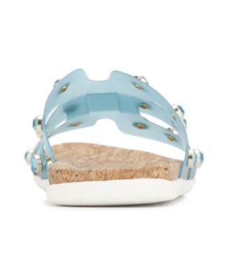 Women's Slim H Band Stud Sandals