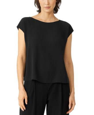 Macys eileen fisher tops online