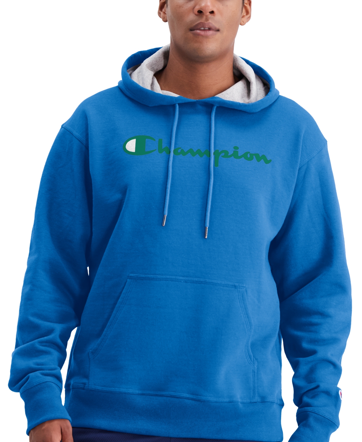 Men's champion script logo pullover hoodie online