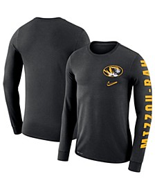 Men's Black Missouri Tigers Local Mantra Performance Long Sleeve T-shirt
