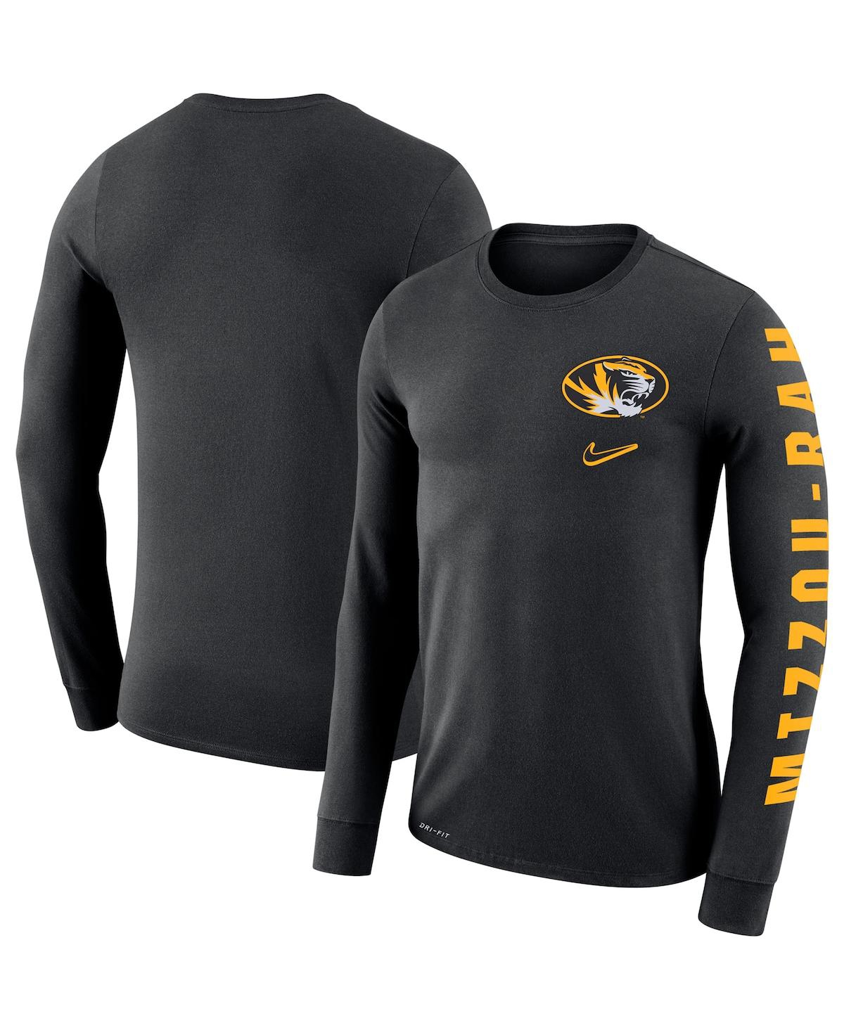 Men's Nike Black Missouri Tigers Local Mantra Performance Long Sleeve T-shirt
