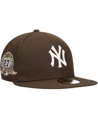 brown fitted hat yankee