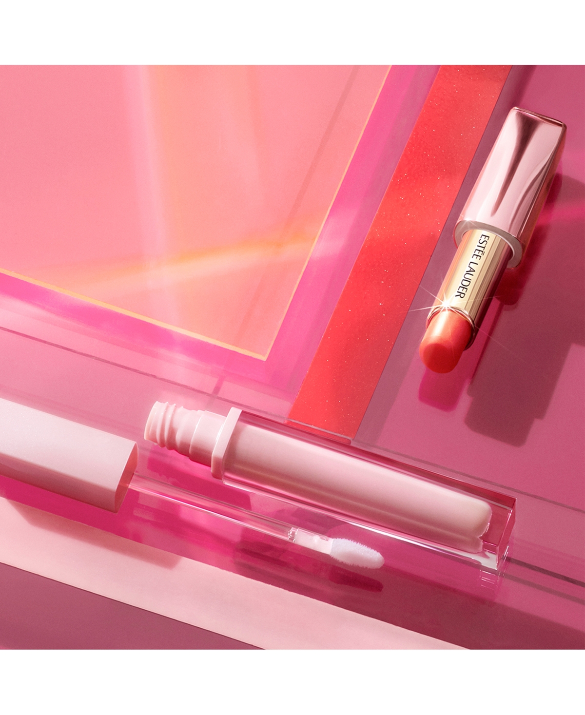 Shop Estée Lauder Pure Color Revitalizing Crystal Lip Balm In Caring Crystal