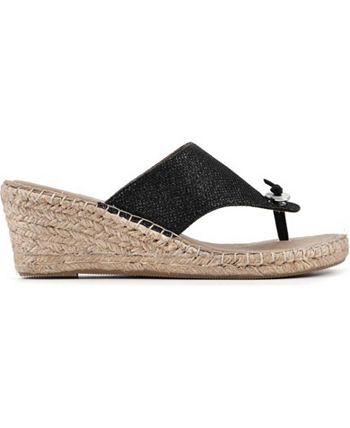White mountain top sequin sandals