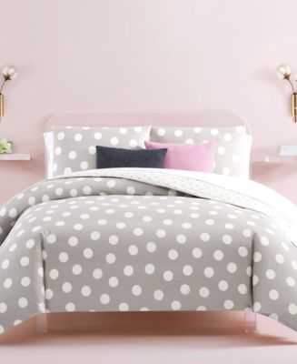 kate spade new york Dots 3 Piece Mini Comforter Set Queen Macy s