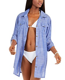 Travel Muse Shirtdress Cover-Up