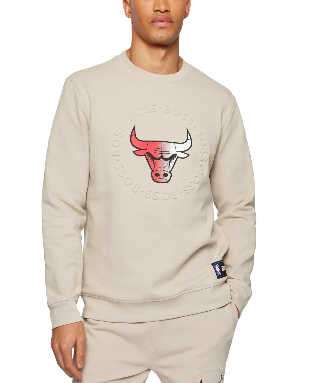BOSS - BOSS & NBA cotton-blend hoodie