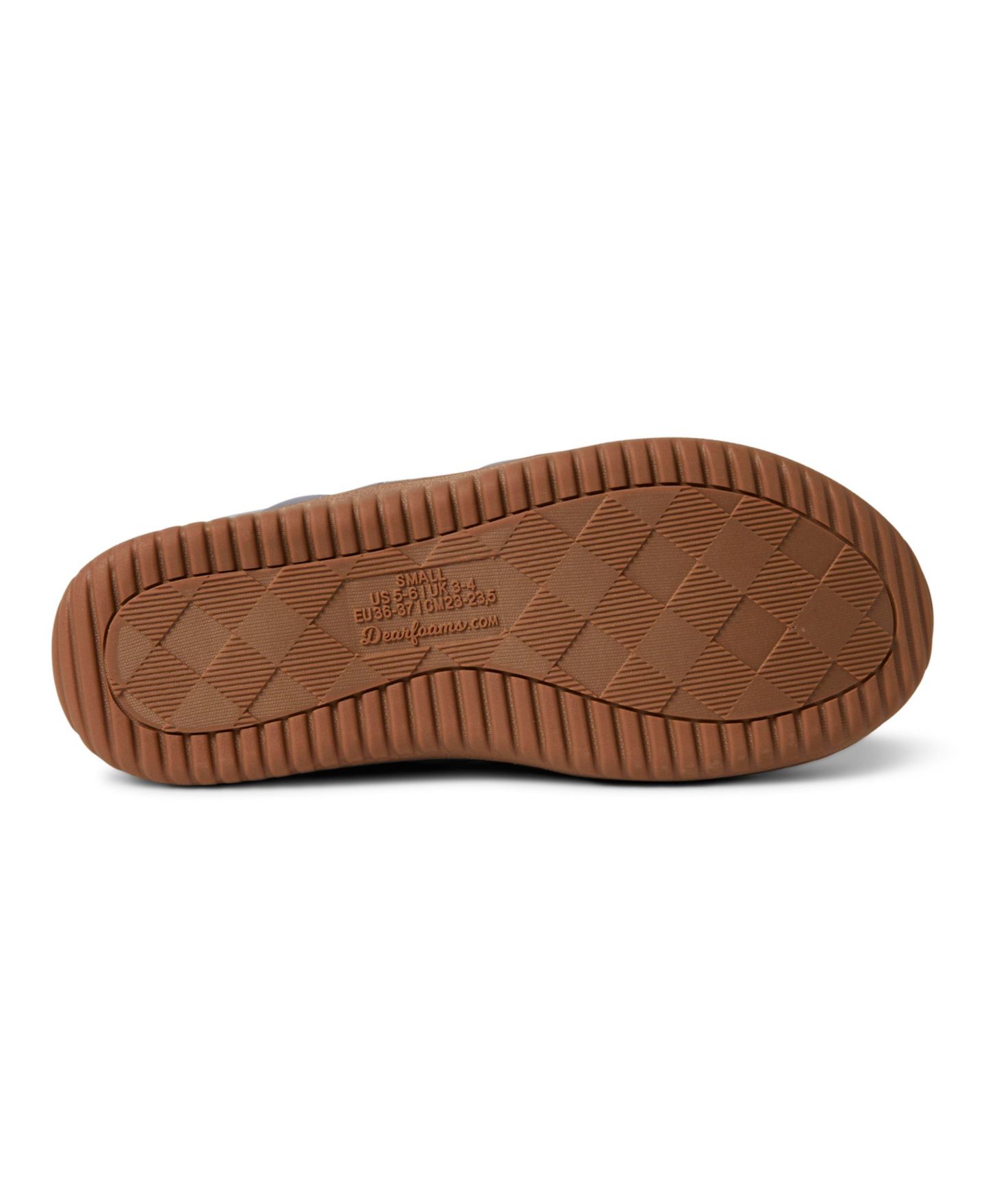Женские тапочки Dearfoams River Closed Back Collapsible Heel House Shoe Slipper, цвет: Средний серый — фото 4